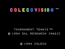Tournament Tennis screenshot 3 for Colecovision
